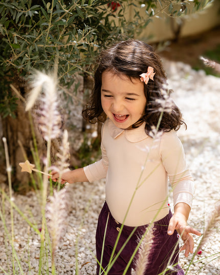 Peter Pan Bodysuit + Sailor Pant - Purple Cotton Candy