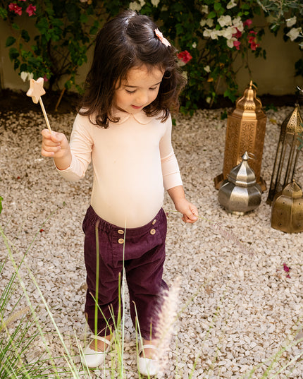 Peter Pan Bodysuit + Sailor Pant - Purple Cotton Candy