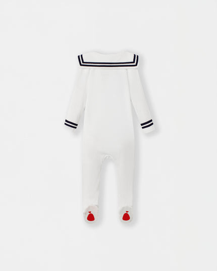 All On Board Playsuit - White - Atlas & Maya