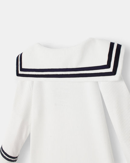 All On Board Playsuit - White - Atlas & Maya