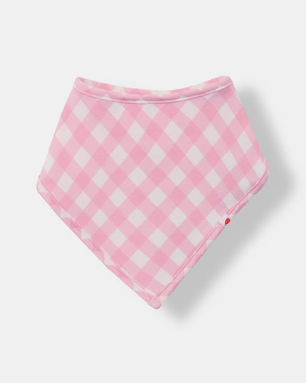 Bandana Magnetic Bib - Blush Plaid (2-piece set)