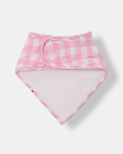 Bandana Magnetic Bib - Blush Plaid (2-piece set)