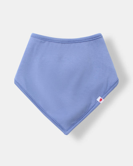 Bandana Magnetic Bib - Sky Blue Plaid (2-piece set)