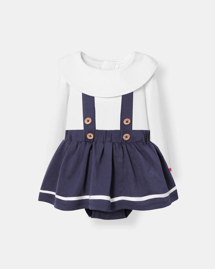 Berta Bodysuit + Ocean Skirt - Navy Blue
