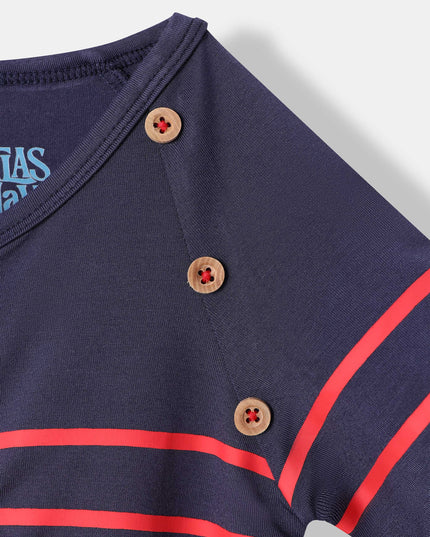 Captain Cuddle Playsuit - Navy Blue