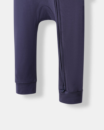 Captain Cuddle Playsuit - Navy Blue (Footless)