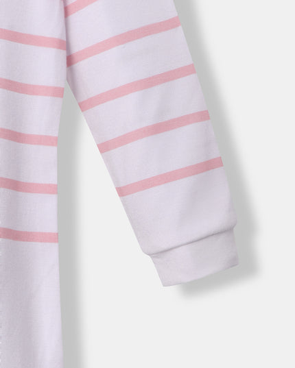 Captain Cuddle Playsuit - White & Pink