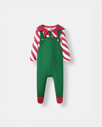 Elf-tastic Playsuit (0-24m) - Atlas & Maya