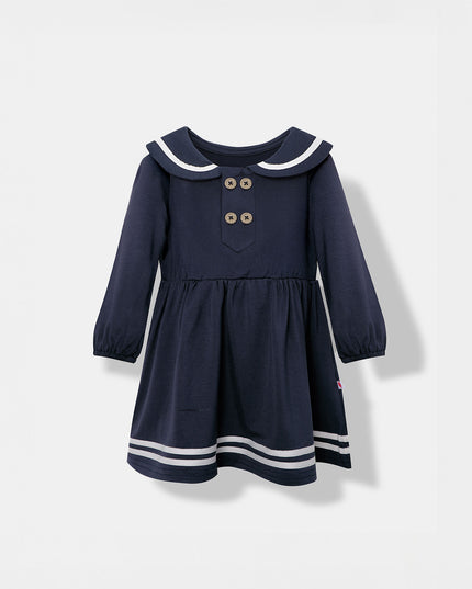 First Mate Dress - Navy Blue