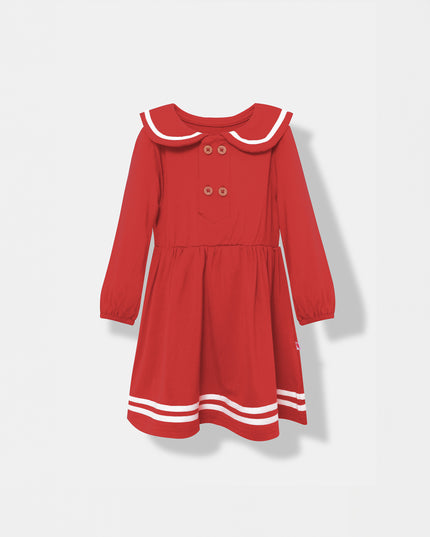 First Mate Dress - Red - Atlas & Maya