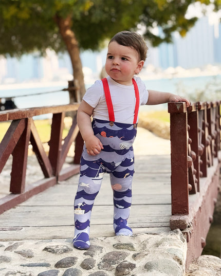Footie Pant - Ocean Snuggles