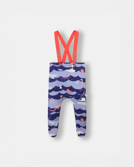 Footie Pant - Ocean Snuggles - Atlas & Maya
