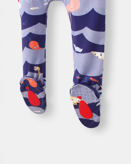 Footie Pant - Ocean Snuggles - Atlas & Maya