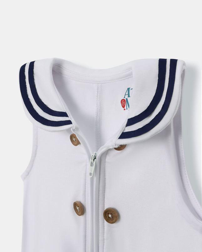 Little Skipper Jumpsuit - White