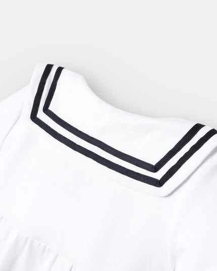 Little Skipper Romper - White - Atlas & Maya