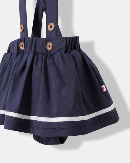 Ocean Bloom Skirt - Navy Blue - Atlas & Maya