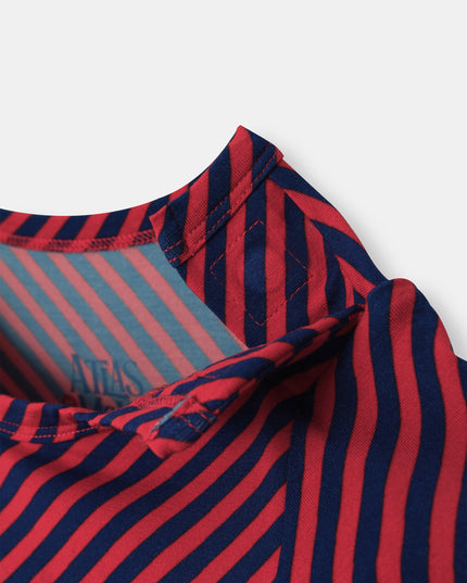 Pocket Short Sleeve Magnetic Bodysuit - Betta Stripes - Atlas & Maya