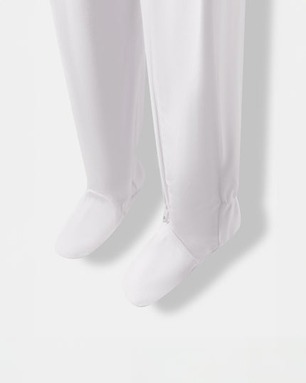 Ruffle Truffle Playsuit - White - Atlas & Maya