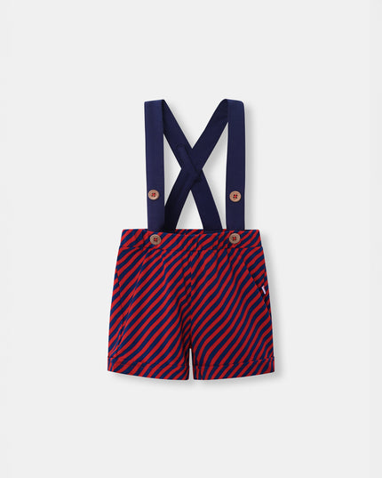 Shortie with Straps - Betta Stripes - Atlas & Maya