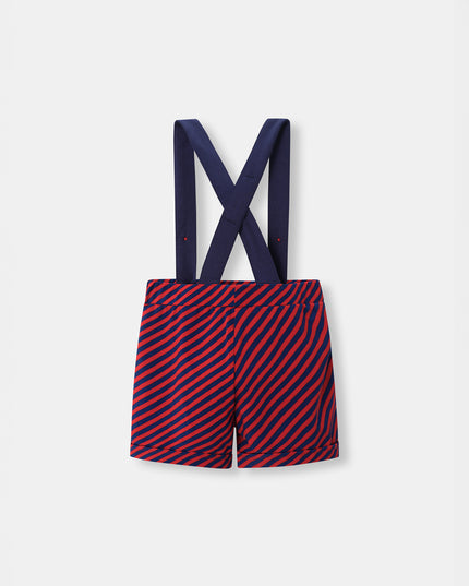 Shortie with Straps - Betta Stripes - Atlas & Maya
