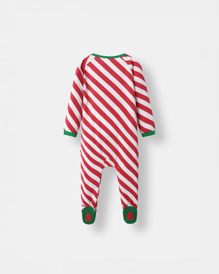 Sleepy Time Pajama - Candy Cane (0-24m) - Atlas & Maya