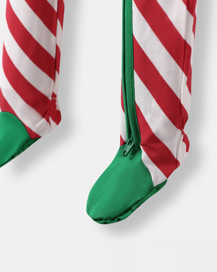 Sleepy Time Pajama - Candy Cane (0-24m) - Atlas & Maya