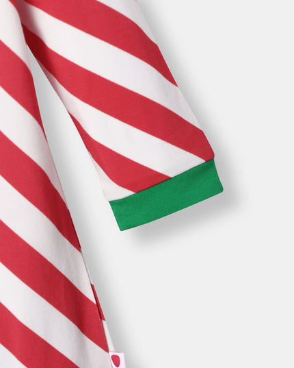 Sleepy Time Pajama - Candy Cane (0-24m) - Atlas & Maya