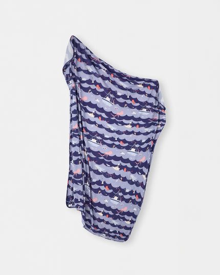 Swaddle Blanket - Ocean Snuggles - Atlas & Maya