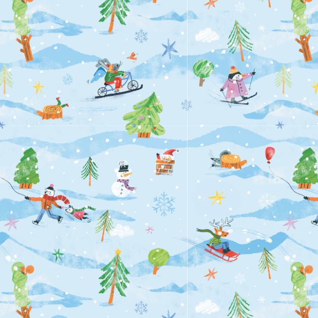 Sleepy Time Pajama - Winter Wonderland (0-24M)