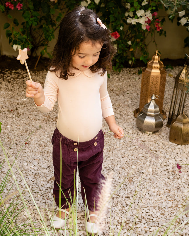 Peter Pan Bodysuit + Sailor Pant - Purple Cotton Candy