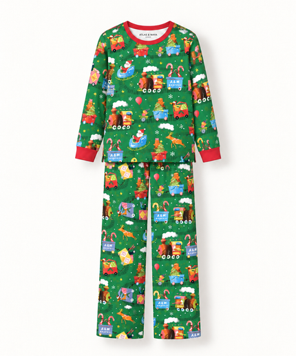Bamboo Unisex Adult Christmas Pajamas in UAE Xmas Express | Nighty Night
