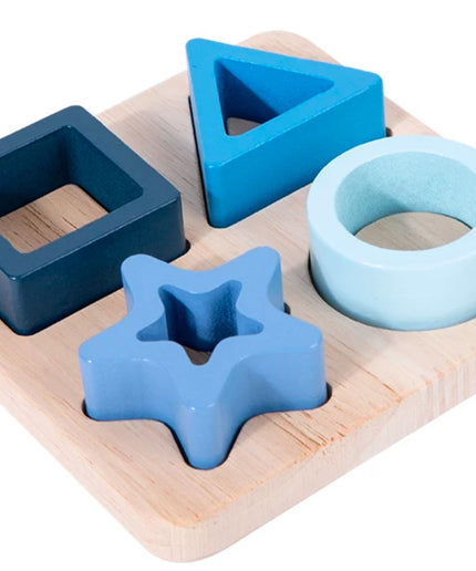First Shapes Discovery Board - Atlas & Maya  First Shapes Discovery Board Bamboo Toys