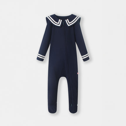 All On Board Playsuit - Navy Blue - Atlas & Maya
