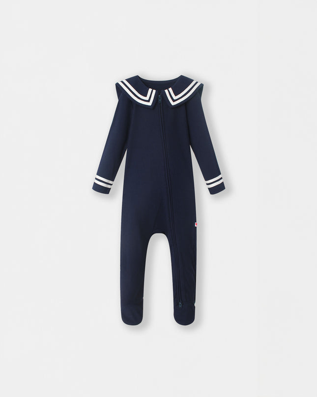 All On Board Playsuit - Navy Blue - Atlas & Maya