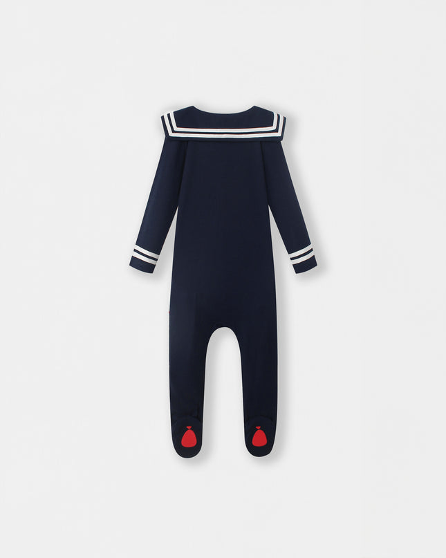 All On Board Playsuit - Navy Blue - Atlas & Maya