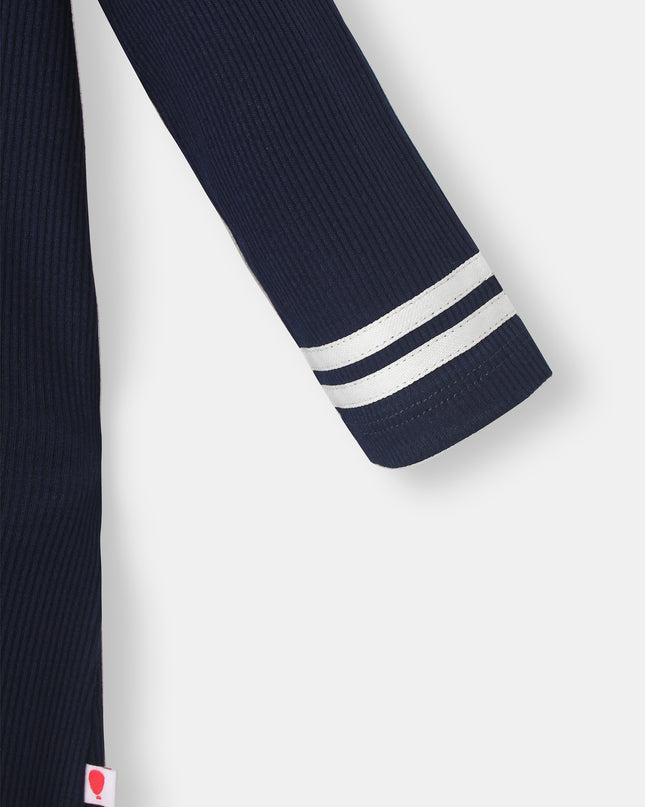 All On Board Playsuit - Navy Blue - Atlas & Maya