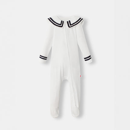 All On Board Playsuit - White - Atlas & Maya
