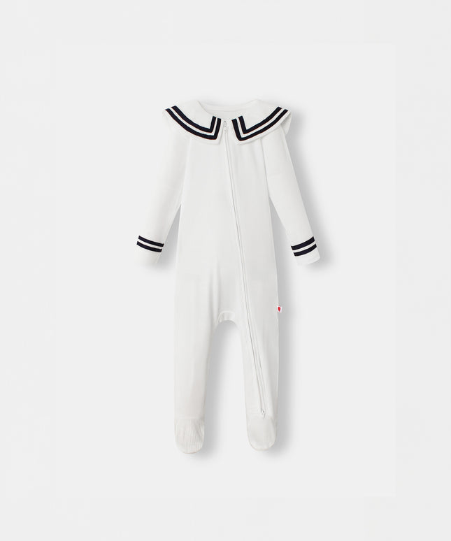 All On Board Playsuit - White - Atlas & Maya