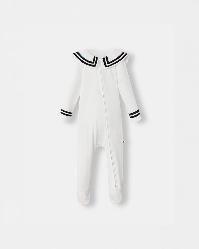 All On Board Playsuit - White - Atlas & Maya