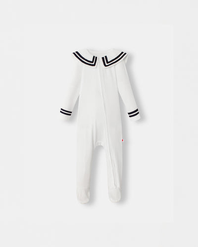 All On Board Playsuit - White - Atlas & Maya