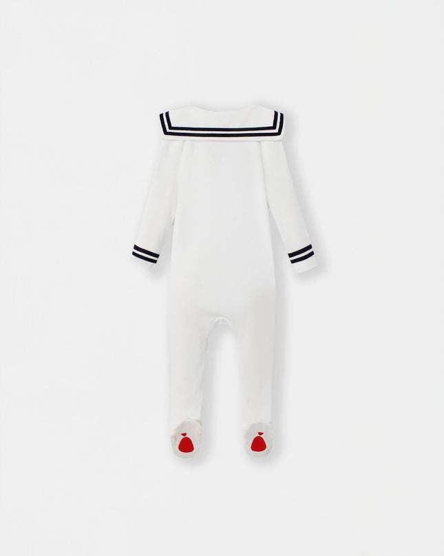 All On Board Playsuit - White - Atlas & Maya