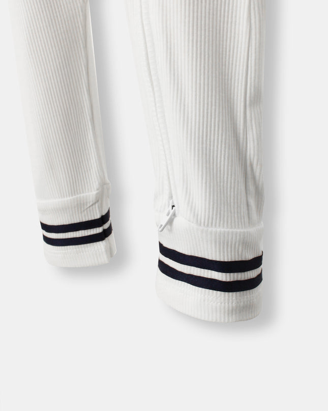 All On Board Playsuit - White (Footless) - Atlas & Maya