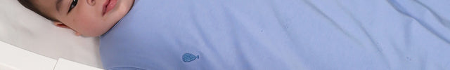 Essential Sleep Sack 1.0 TOG - Frost Blue - Atlas & Maya  Essential Sleep Sack 1.0 TOG - Frost Blue Bamboo sleep bag