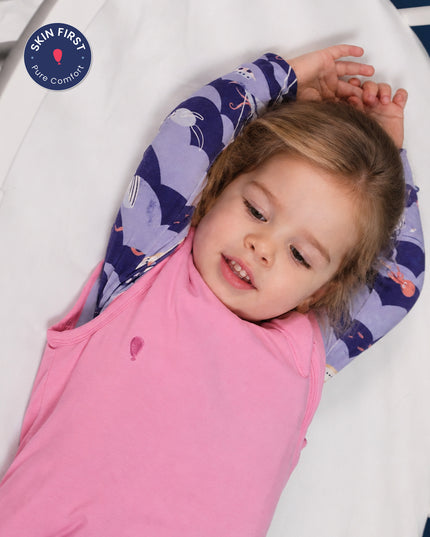 Essential Sleep Sack 1.0 TOG - Flamingo Pink - Atlas & Maya  Essential Sleep Sack 1.0 TOG - Flamingo Pink Bamboo sleep bag