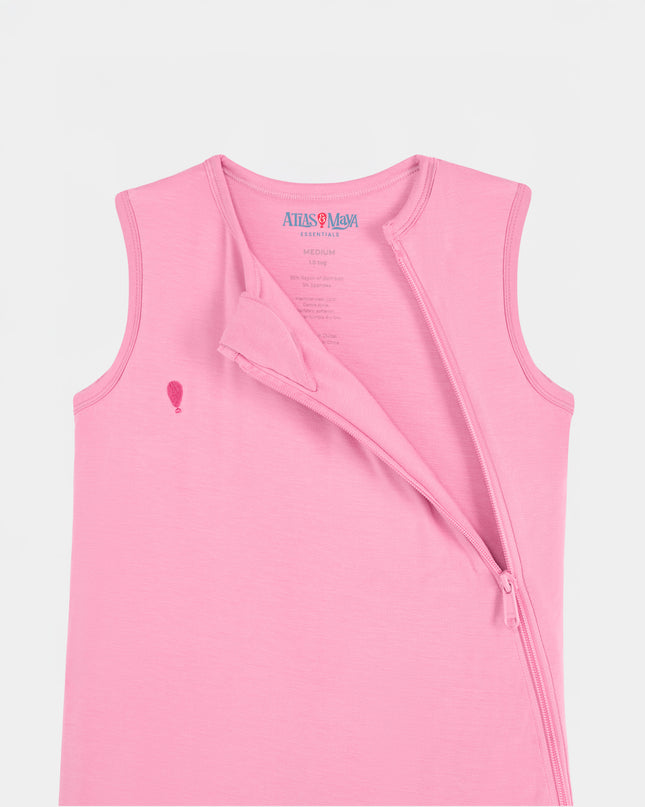 Essential Sleep Sack 1.0 TOG - Flamingo Pink - Atlas & Maya  Essential Sleep Sack 1.0 TOG - Flamingo Pink Bamboo sleep bag