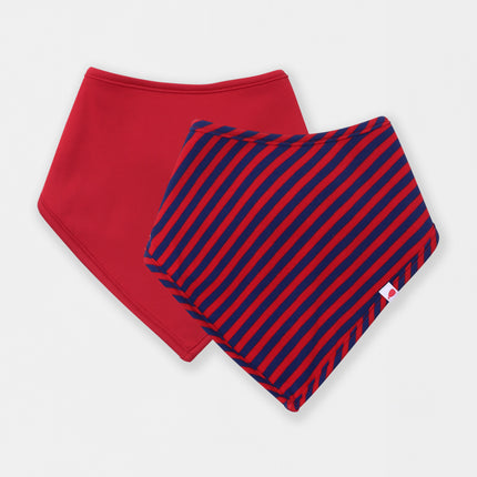 Bandana Magnetic Bib - Betta Stripes (2-piece set)