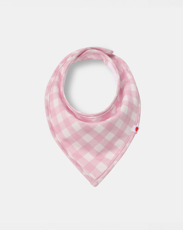 Bandana Magnetic Bib - Blush Plaid (2-piece set)