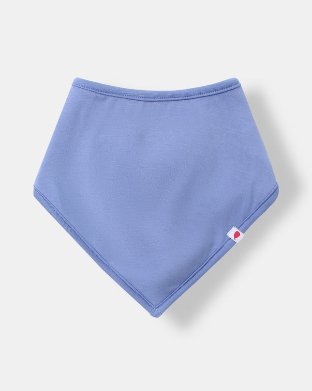 Bandana Magnetic Bib - Sky Blue Plaid (2-piece set)