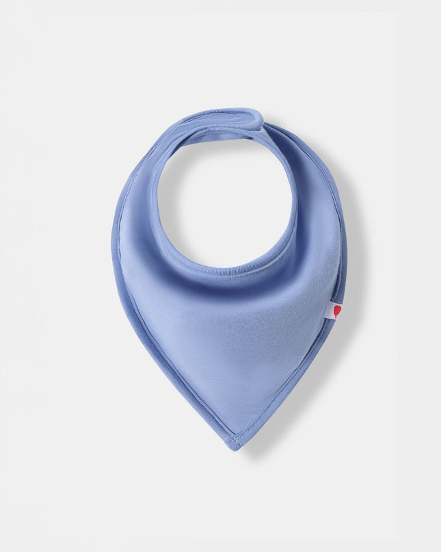 Bandana Magnetic Bib - Sky Blue Plaid (2-piece set)
