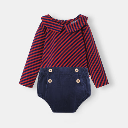 Bermuda Bodysuit + Sailor Short - Betta/Navy